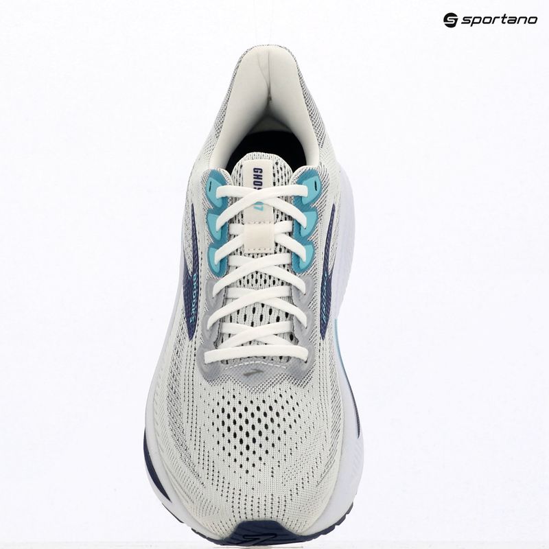 Brooks Ghost 17 white/beacon blue/ipanema Herren Laufschuhe 17