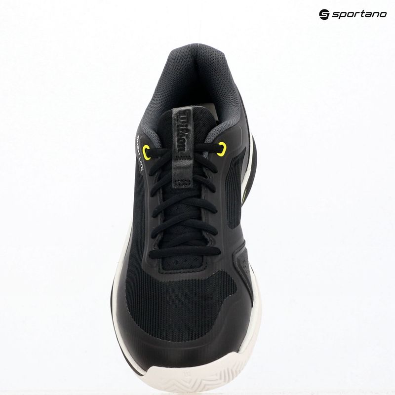Herren-Tennisschuhe Wilson Rush Lite 5 black/white/safety yellow 9
