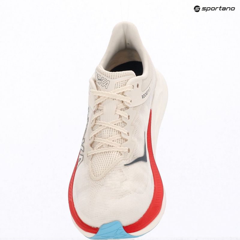 Laufschuhe HOKA Rocket X 3 alabaster/frost 9