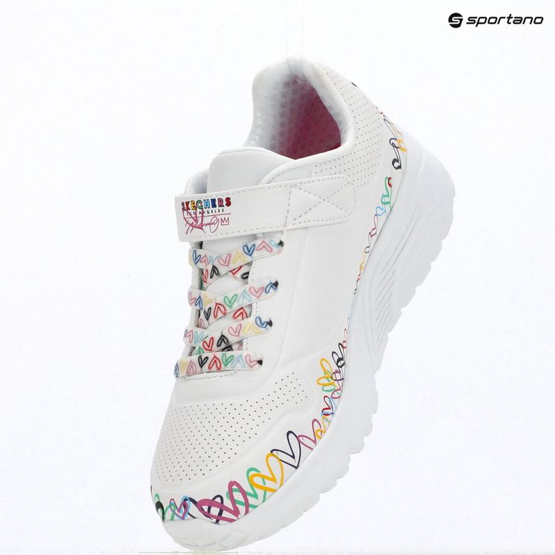 Kinderschuhe SKECHERS Uno Lite Heart Craze white/multi 3