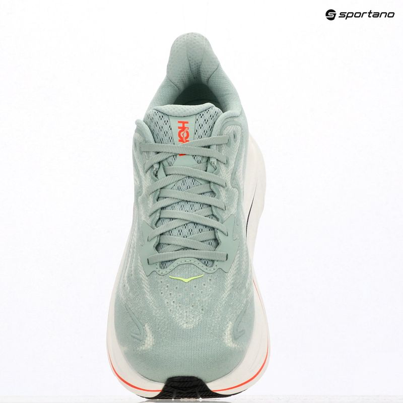 Herren-Laufschuhe HOKA Clifton 10 Wide sage/neon flame 17