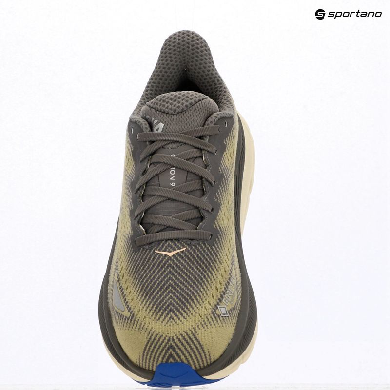 Herren-Laufschuhe HOKA Clifton 9 GTX gravel/eggshell 18