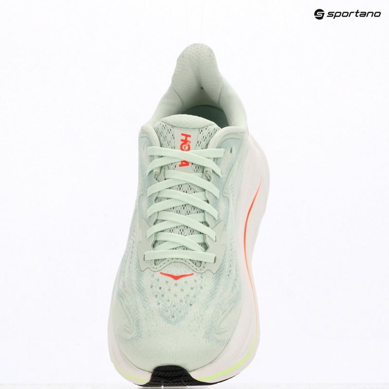 Damen-Laufschuhe HOKA Clifton 10 sea glass/neon flame 18