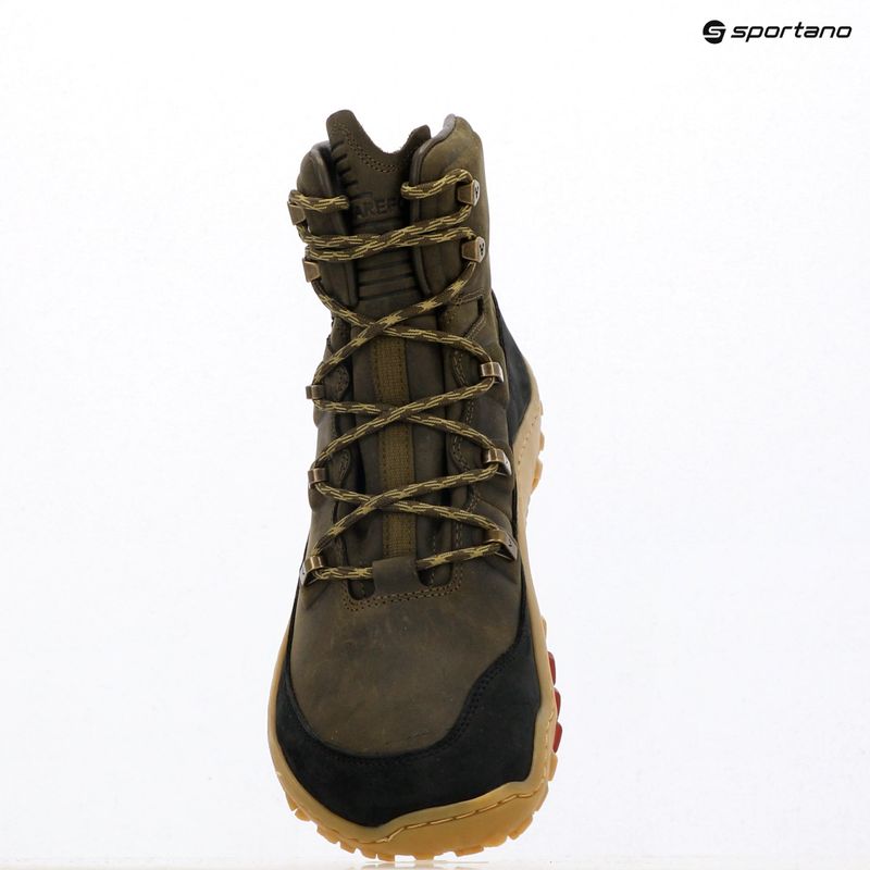 Barfußschuhe Herren Vivobarefoot Tracker Leather dark olive 10