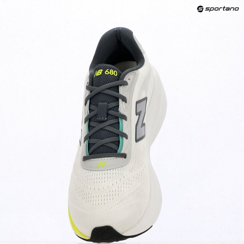 Herren-Laufschuhe  New Balance Fresh Foam 680's V9 reflection/grey matter/alkaline green 9