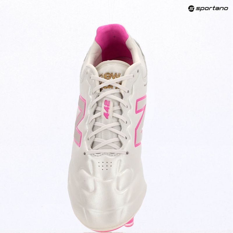 Fußballschuhe New Balance Schuhe Elite V3 FG sea salt/pink heat 9