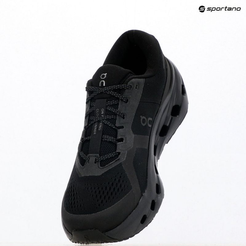 Herren-Laufschuhe On Running Cloudrunner 3 Wide black/black 9