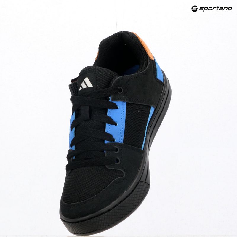 Herren-Platform-Fahrradschuhe adidas FIVE TEN Freerider core black/off white/ray blue 9