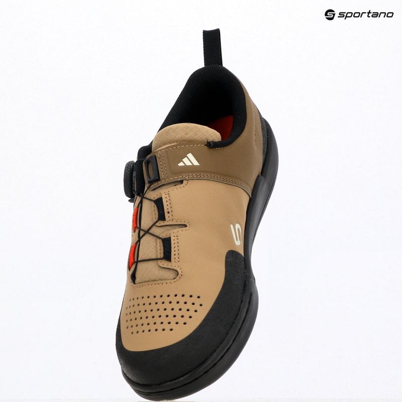 Herren-Platform-Fahrradschuhe adidas FIVE TEN Freerider Pro Boa cardboard/off white/core black 9