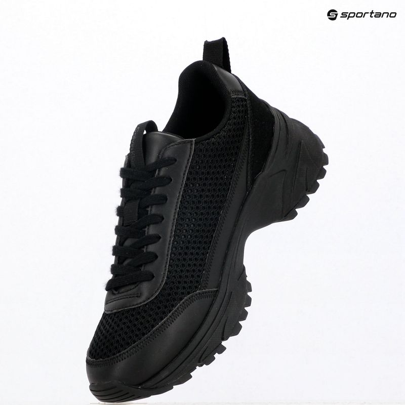 Damenschuhe Calvin Klein HW0HW03000 Hike Runner Lup Lin Mesh triple black 9
