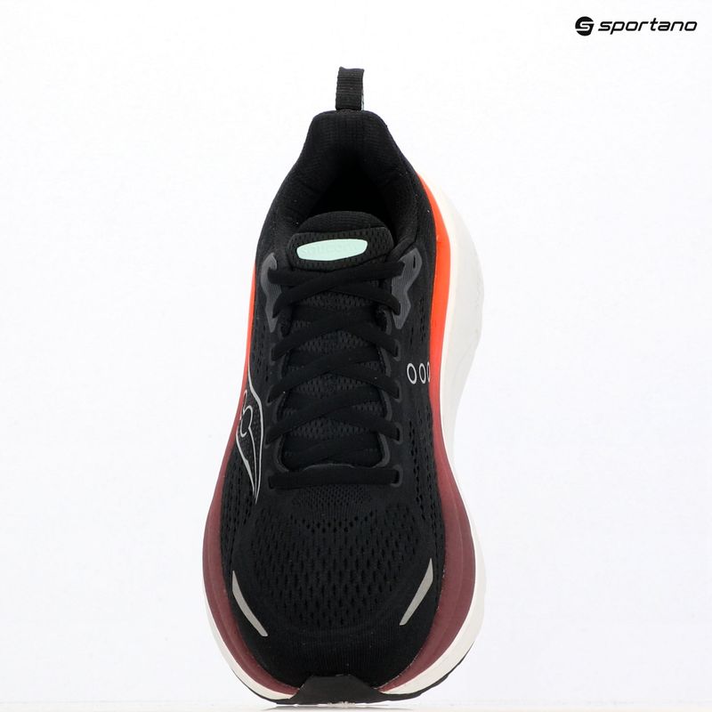 Herren-Laufschuhe Saucony Hurricane 25 black/crimson 9