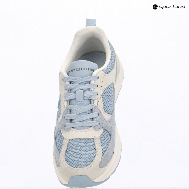 Damenschuhe Tommy Hilfiger Mix Material Runner brezzy blue/ecru 9