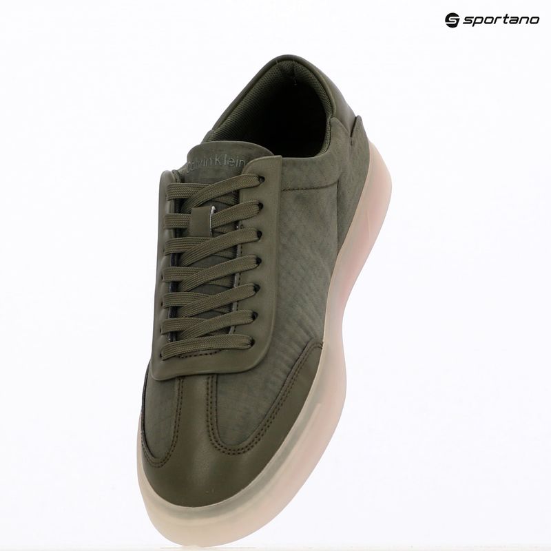 Damenschuhe Calvin Klein HW0HW02977 Low Pro Cups Laceup Ripst deep lichen green/pink yarrow 9