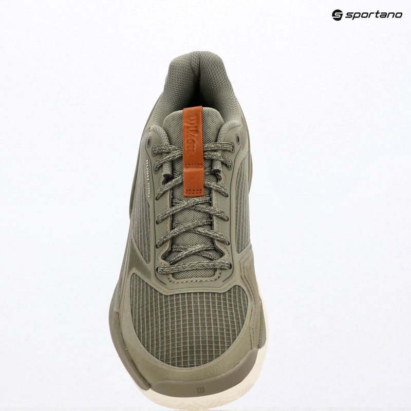 Herren-Tennisschuhe Wilson Rush Pro 5 vetiver/tofu/caramel cafe 9
