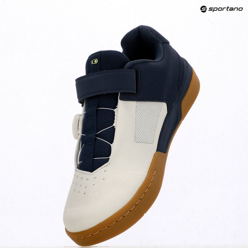 Flat-Pedal-Schuhe Crankbrothers Stamp Boa navy grey/gum outsole 15
