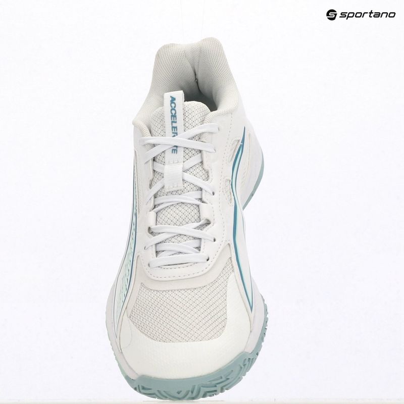 Handballschuhe PUMA Accelerate Pro 4 Game On puma white/baltic sea blue/fresh water 9