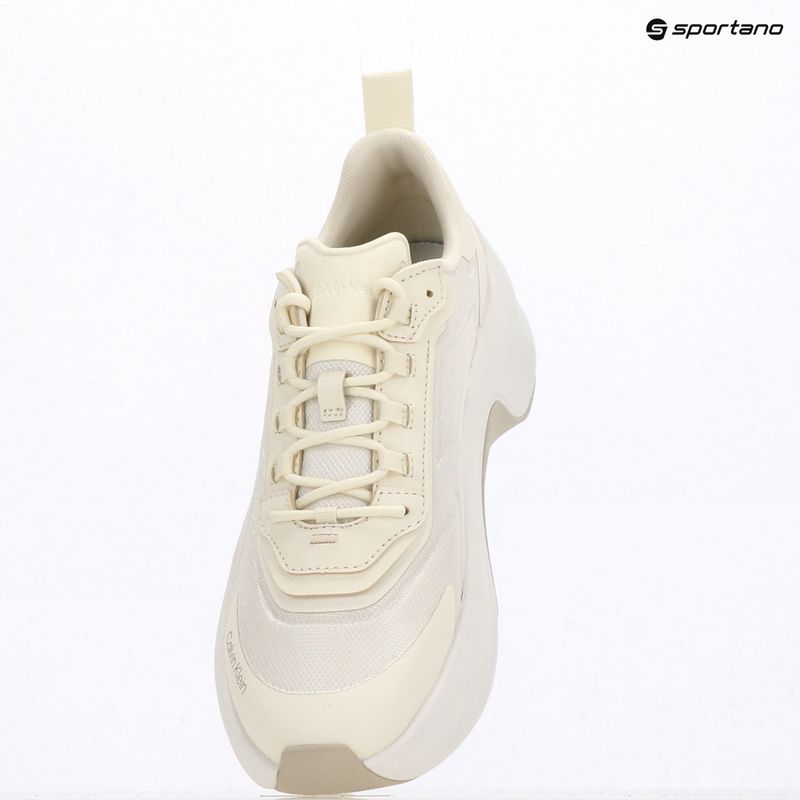 Damen-Schuhe Calvin Klein HW0HW03111 Chunky Runner Laceup HF BLST Nylon bright white/marshmallow 9