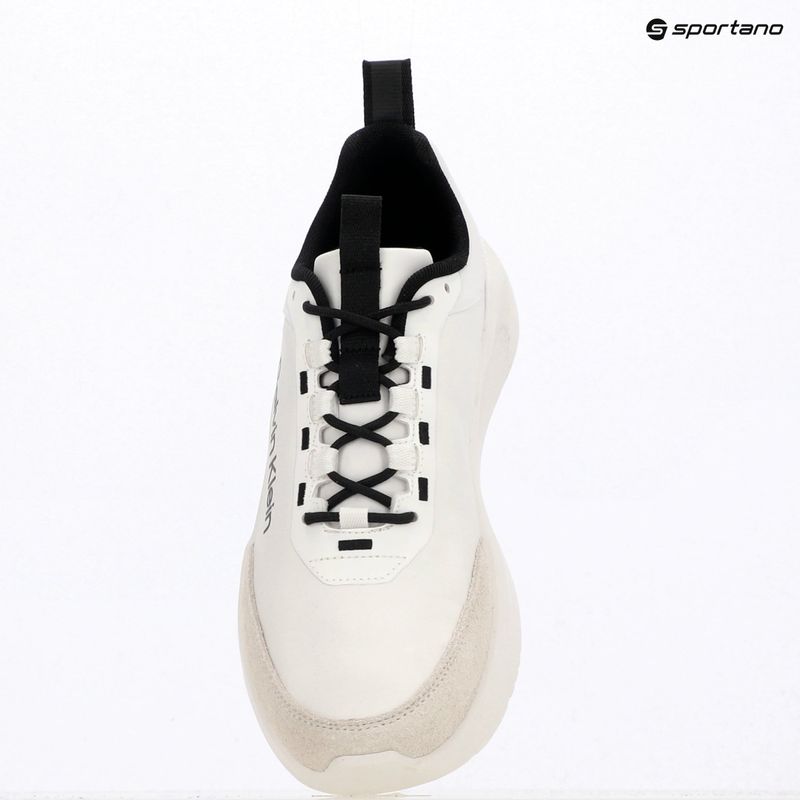 Herren Schuhe Calvin Klein HM0HM02342 Light Eva Runn Essential Laceup Nylon Suede bright white/black 9