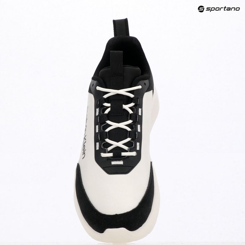 Herren Schuhe Calvin Klein HM0HM02342 Light Eva Runn Essential Laceup Nylon Suede black/bright white 9