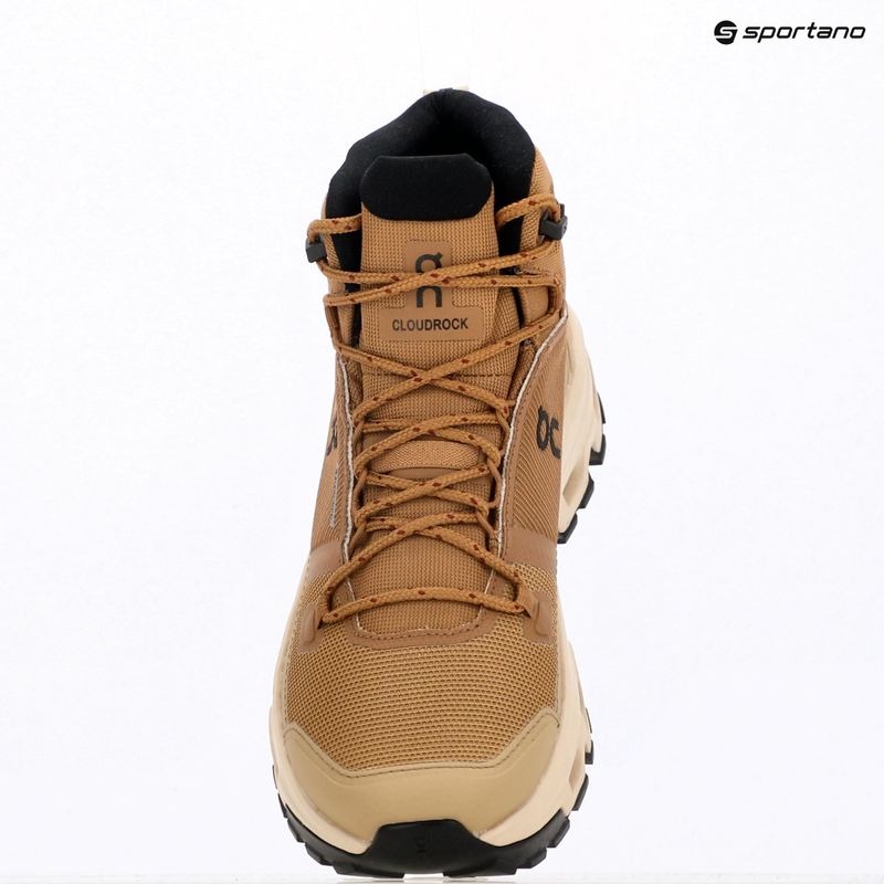 Damenschuhe On Cloudrock Mid Waterproof sphinx/sand 9