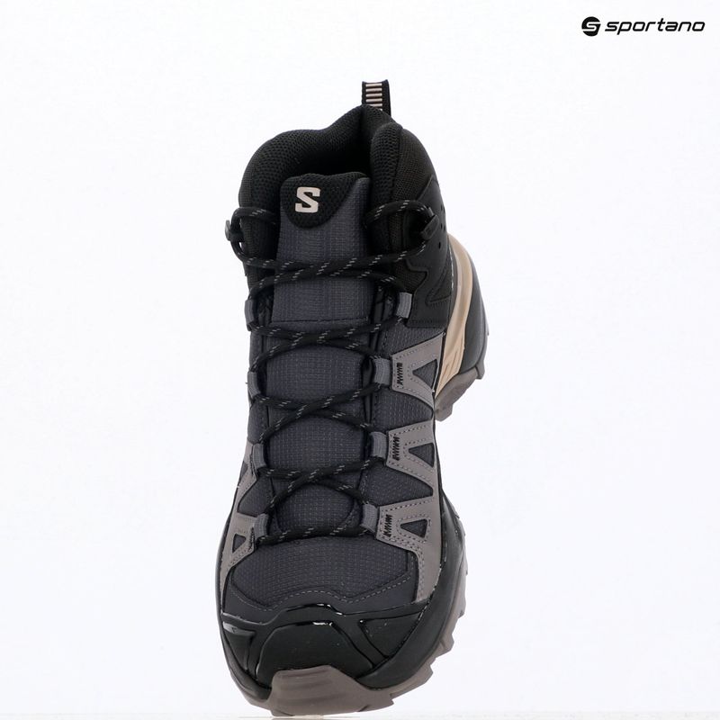 Trekkingschuhe Damen Salomon X Ultra 360 MID GTX nine iron/excalibur 10
