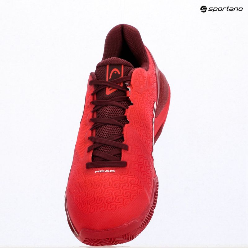 Herren-Tennisschuhe HEAD Revolt Pro 5.0 Clay red/dark red 10