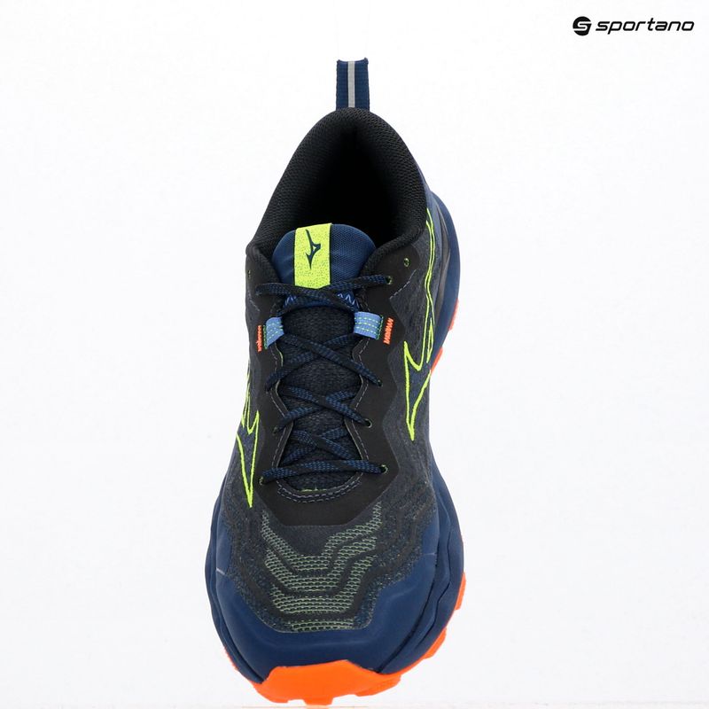 Herren-Laufschuhe Mizuno Wave Daichi 9 estate blue/lightning yellow 4