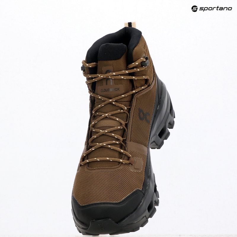 Herren-Wanderschuhe On Cloudrock Mid Waterproof earth/black 3