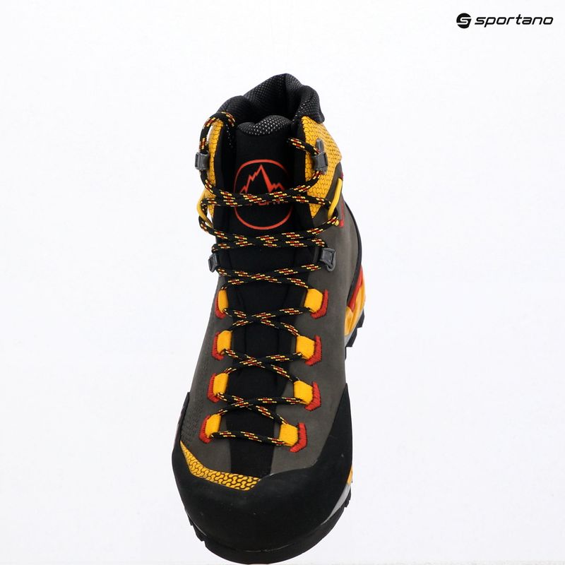Herren-Bergschuhe La Sportiva Trango Tech Leather GTX black/yellow 9