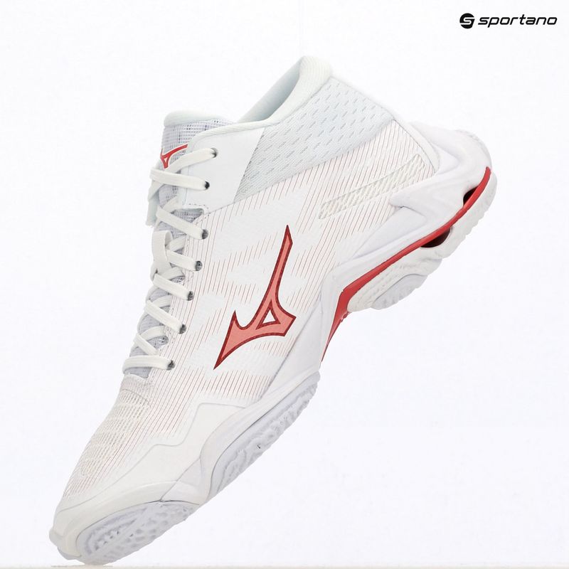 Damen-Volleyballschuhe Mizuno Wave Lightning Elite Mid white/rose elegance/lava falls 4