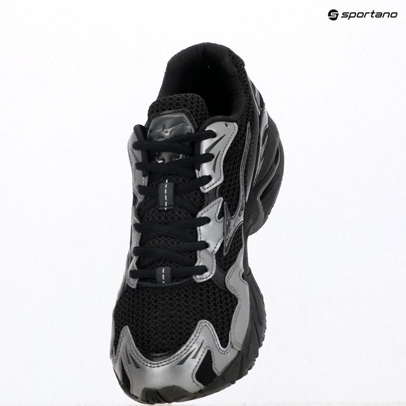 Mizuno Wave Rider 10 Laufschuhe black/black sand/metallic gray 6