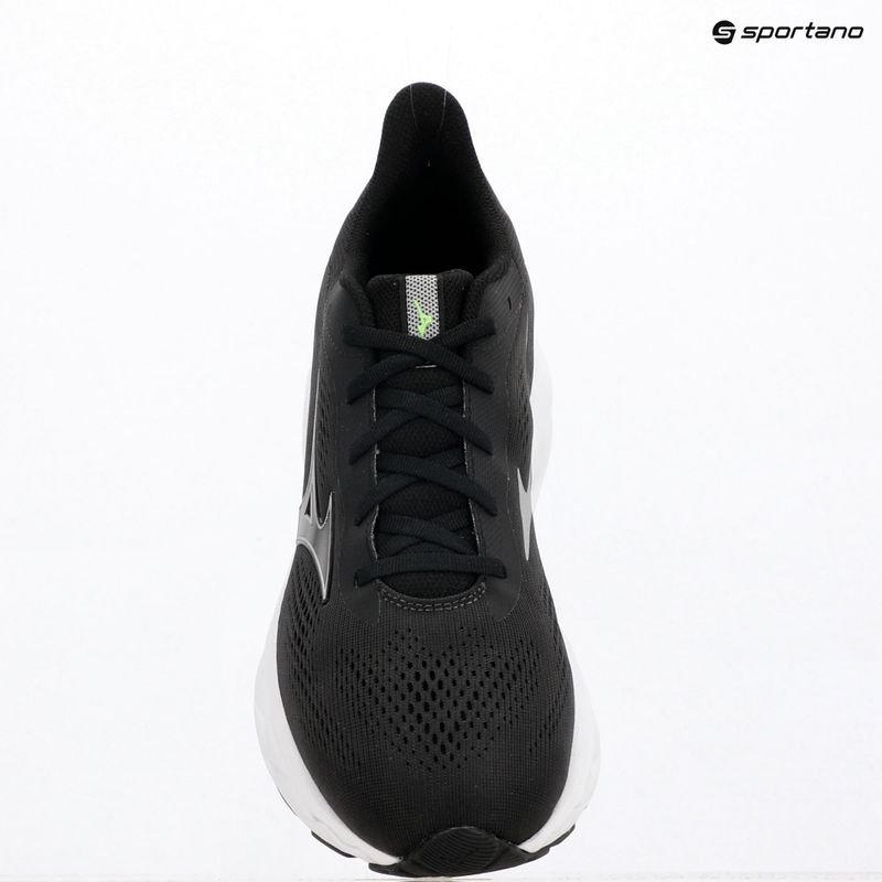 Herren-Laufschuhe Mizuno Wave Serene 2 black/silver/glowing apple 3