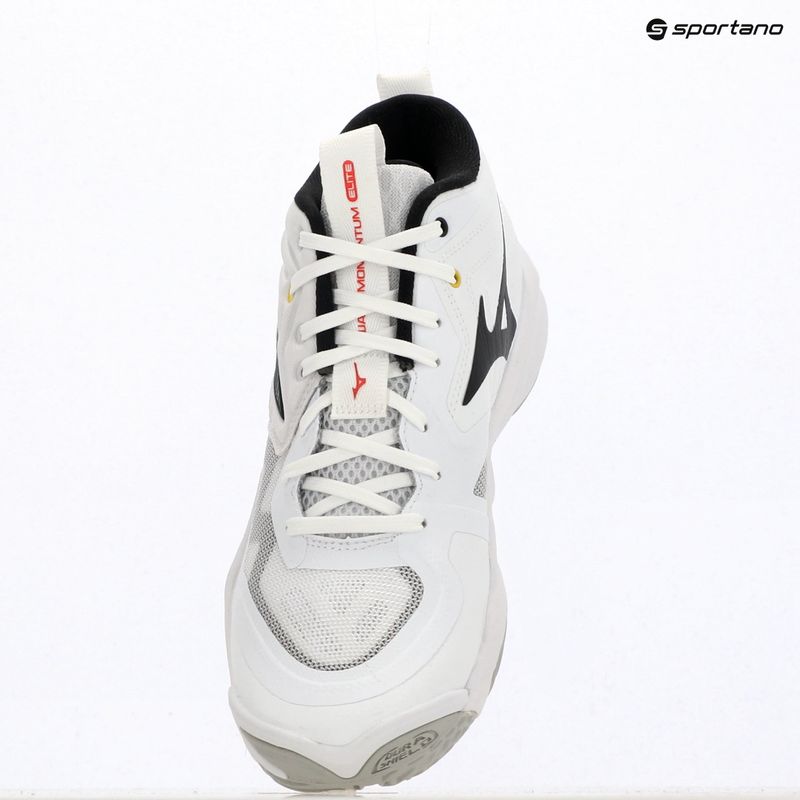 Volleyballschuhe Mizuno Wave Momentum Elite Mid white/black/fiery red 4
