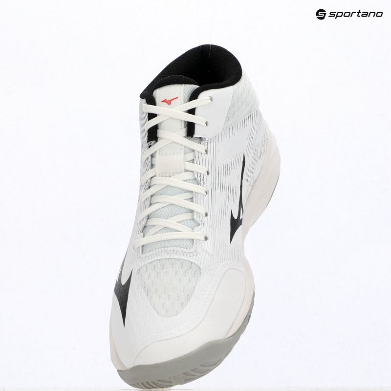 Volleyballschuhe Mizuno Lightning Select Mid white/black/fiery red 4