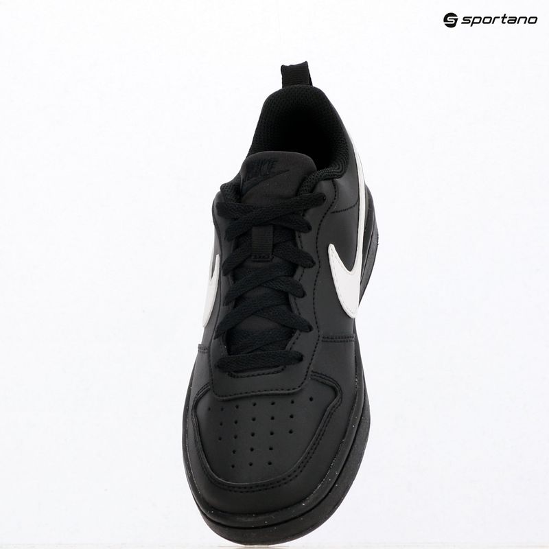 Schuhe Nike Court Borough Low Recraft black/black/white 6