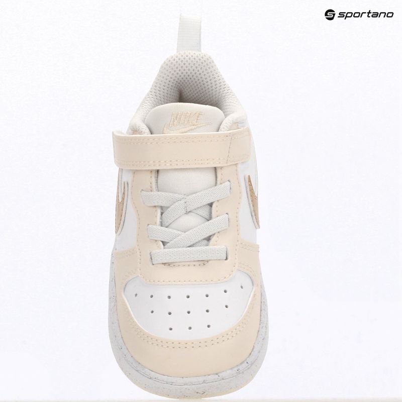 Kinderschuhe Nike Court Borough Low white/chalk/white/shimmer 6