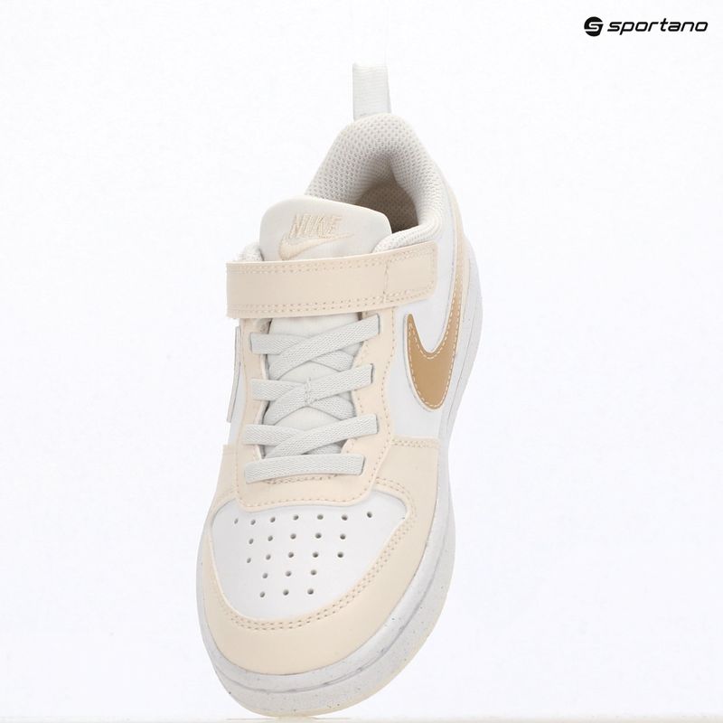 Kinderschuhe Nike Court Borough Low white/chalk/white/shimmer 6