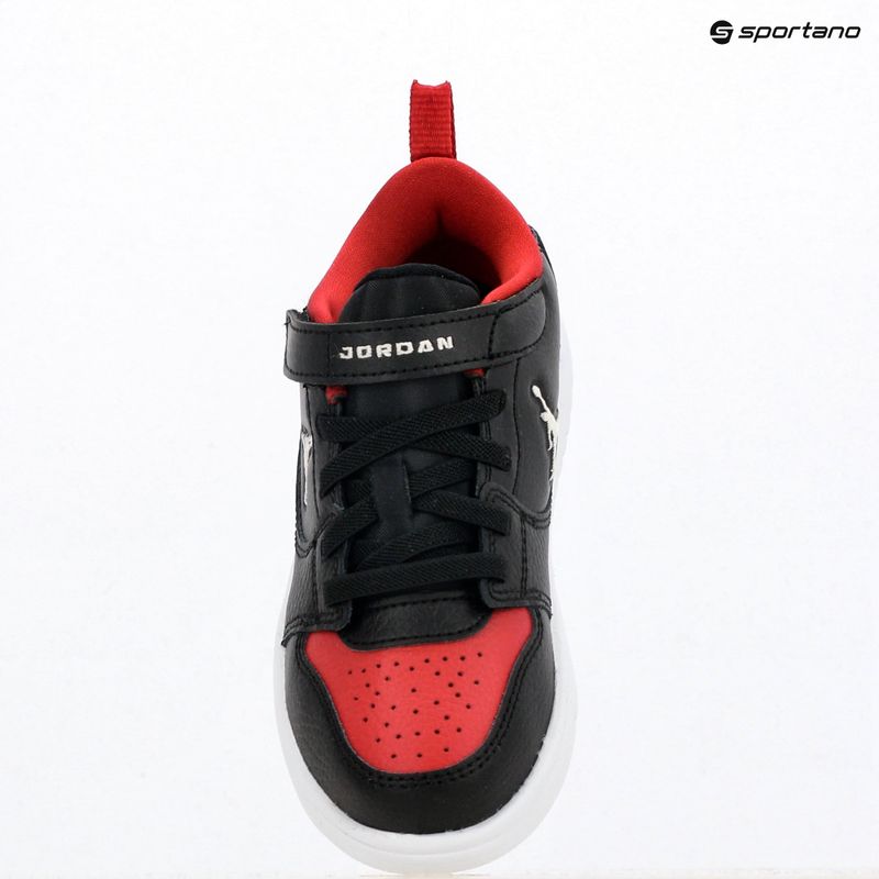 Kinderschuhe Nike Jordan Court Connect Low black/gym red/white 6