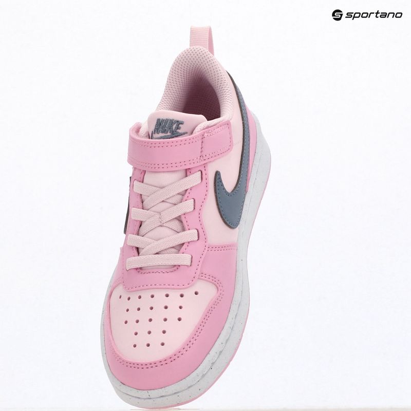 Kinderschuhe Nike Court Borough Low Recraft pink foam/pink rise/white/ashen slate 6