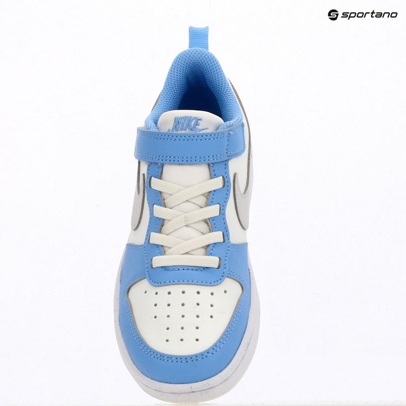 Kinderschuhe Nike Court Borough Low Recraft summit white/cobalt pulse/vast grey 6