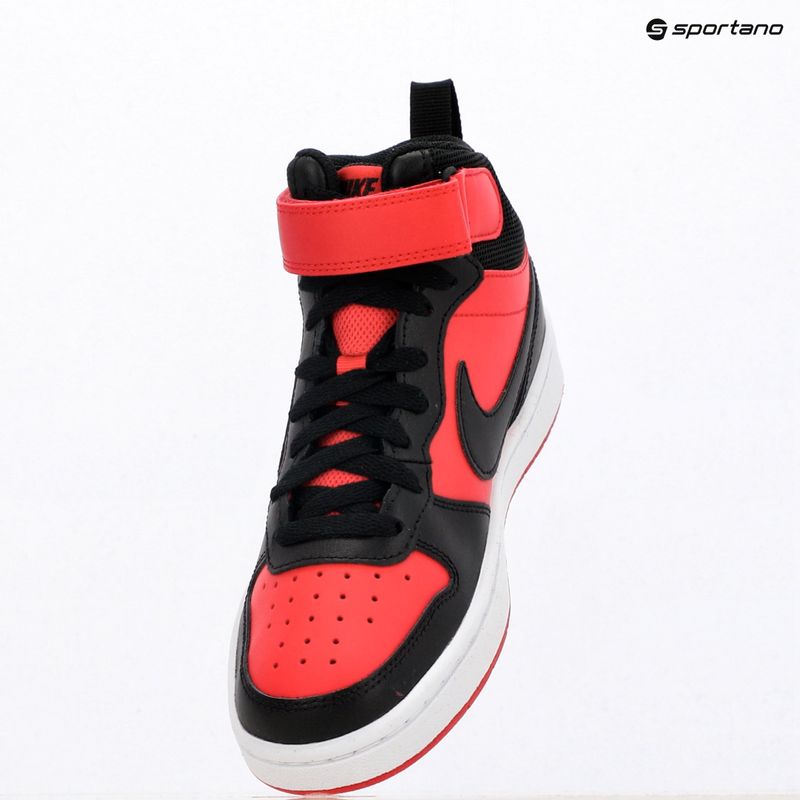 Schuhe Nike Court Borough Mid 2 university red/white/black 6