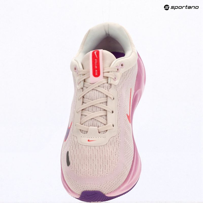Laufschuhe Nike Stellar Ride chalk/pink foam/bright violet 6