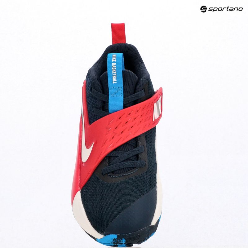 Kinderschuhe Nike Team Hustle D 12 tm navy/university red/photo blue/sail 6
