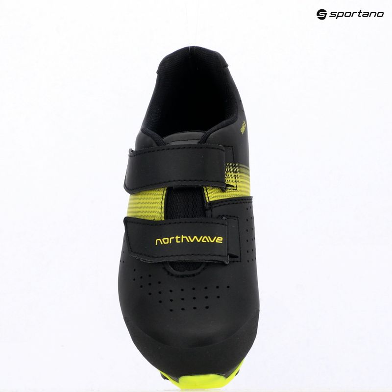 Fahrradschuhe MTB für Kinder Northwave Hammer Junior black/yellow fluo 5