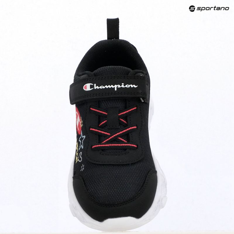 Kinderschuhe Champion Funfair Print G PS Low Cut new black/fluorescent pink/imperial light blue 10