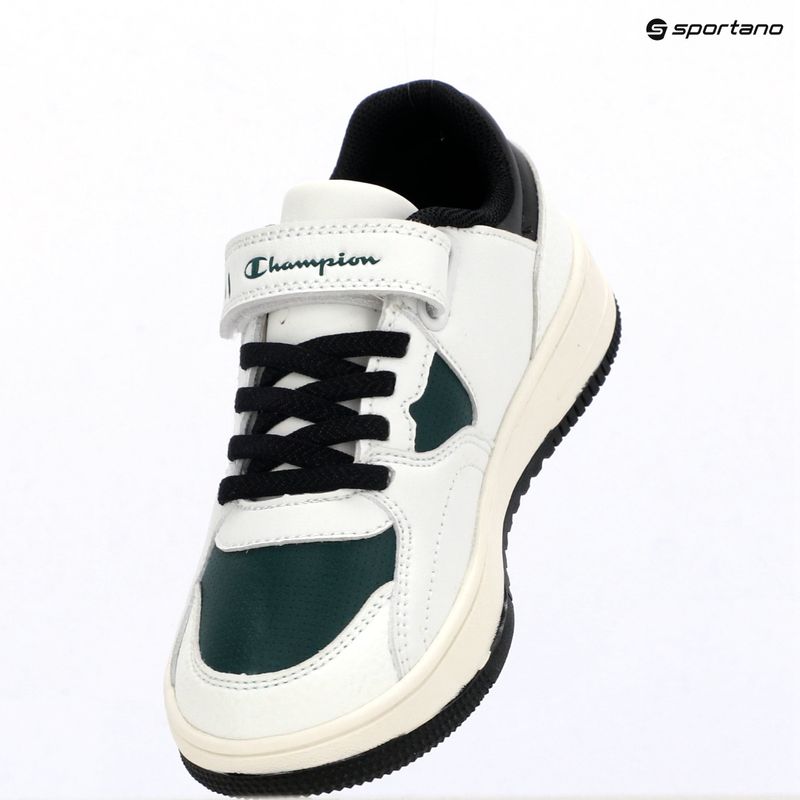 Kinderschuhe Champion RD25 Low B PS Low Cut white/highlighter greenblack 9