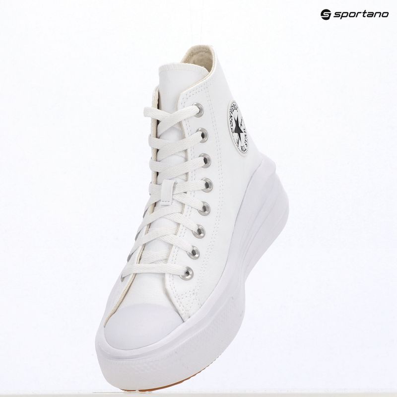 Damen-Turnschuhe Converse Chuck Taylor All Star Move Platform Leather white 9