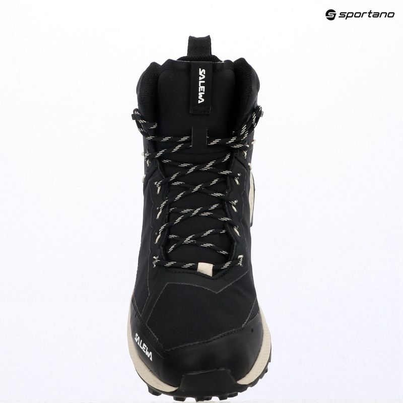 Herren-Trekkingschuhe Salewa Pedroc Light Mid PTX black/oatmeal 9