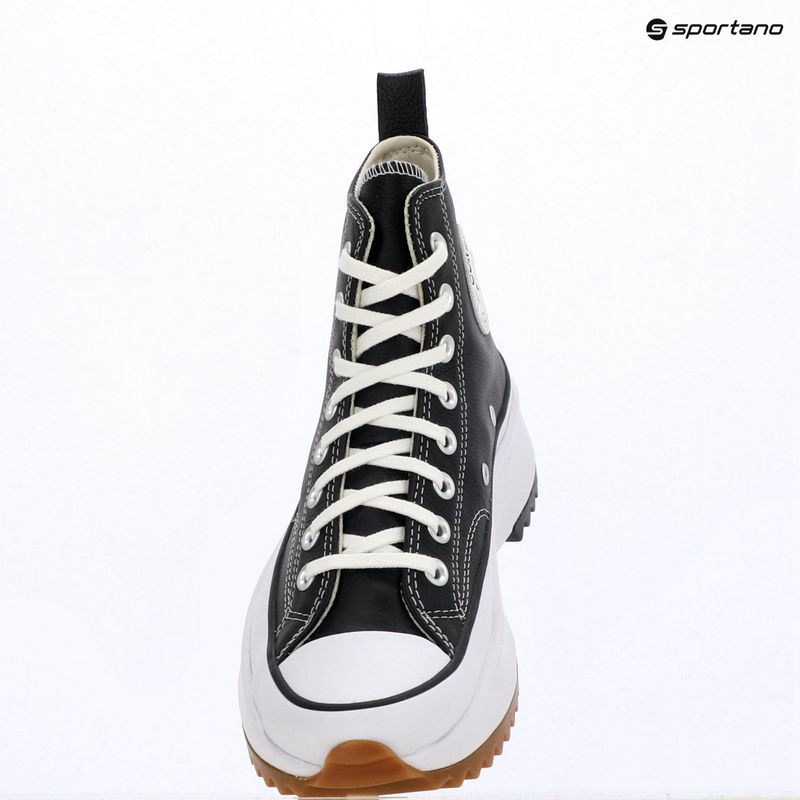 Damen-Turnschuhe Converse Run Star Hike Platform Leather black 9
