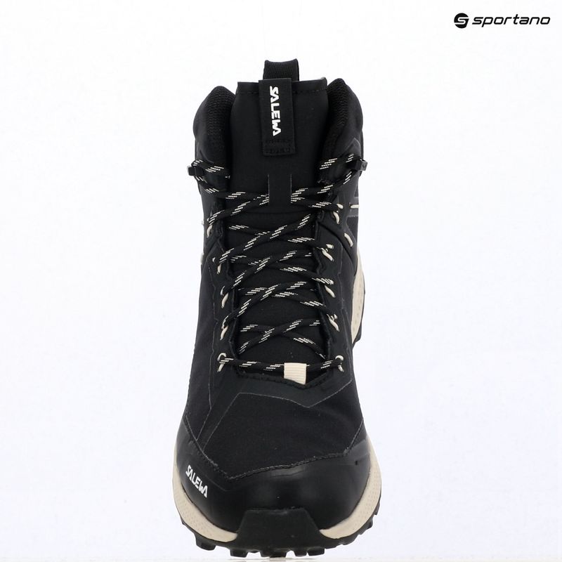 Damen-Trekkingschuhe Salewa Pedroc Light Mid PTX black/oatmeal 9